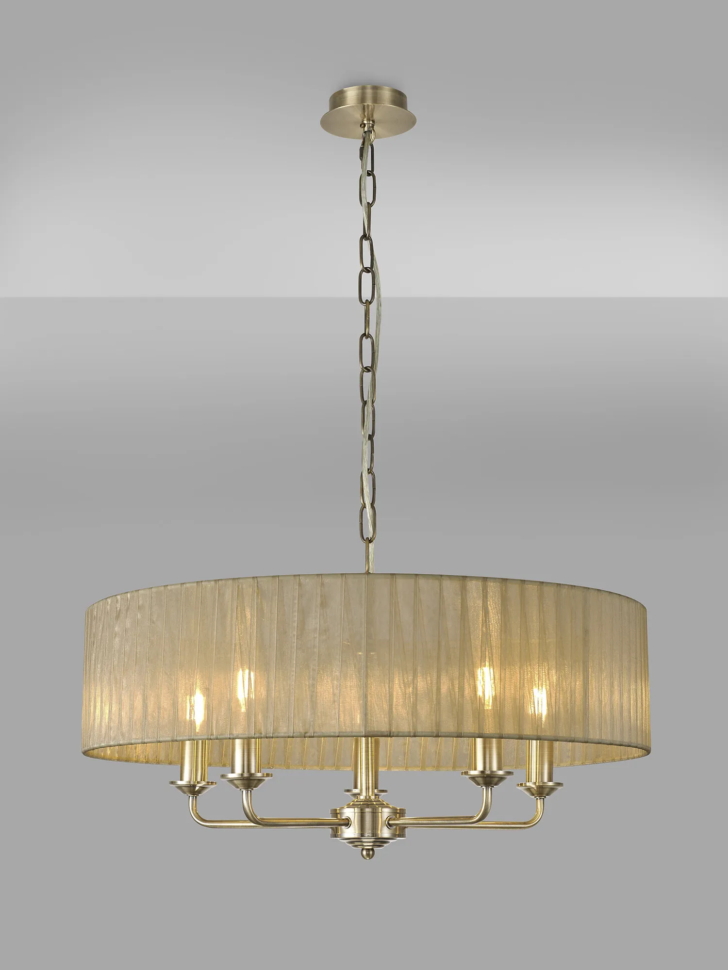 Banyan AB SB Ceiling Lights Deco Multi Arm Fittings Banyan AB SB Ceiling Lights Deco Multi Arm Fittings